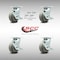 Service Caster 5 Inch SS Thermoplastic Rubber Caster Set with Roller Bearings&Brake/Swivel Lock SCC-SS30S520-TPRRF-TLB-BSL-4 - alternate 2